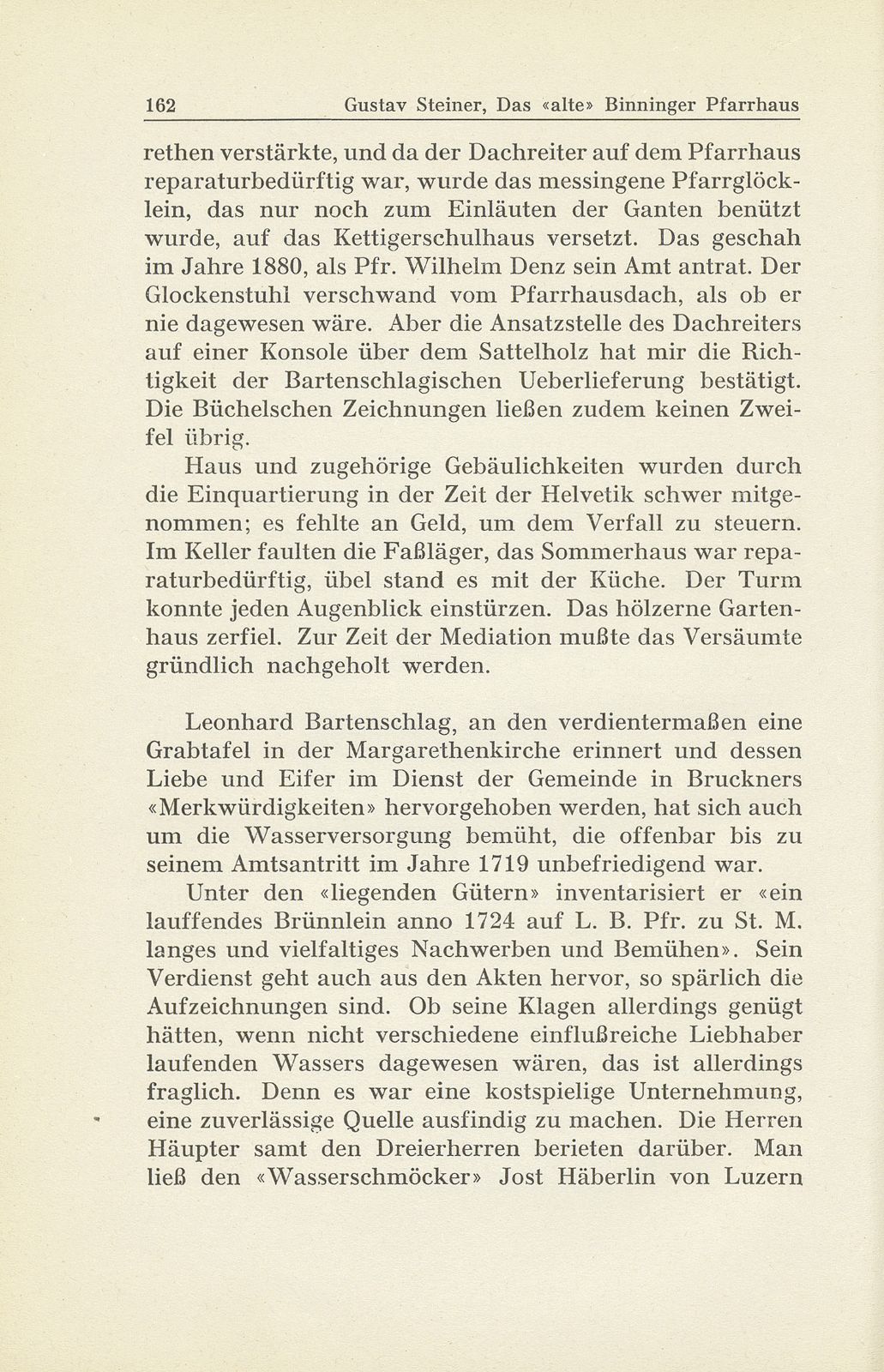 Das ‹alte› Binninger Pfarrhaus 1708-1938 – Seite 25