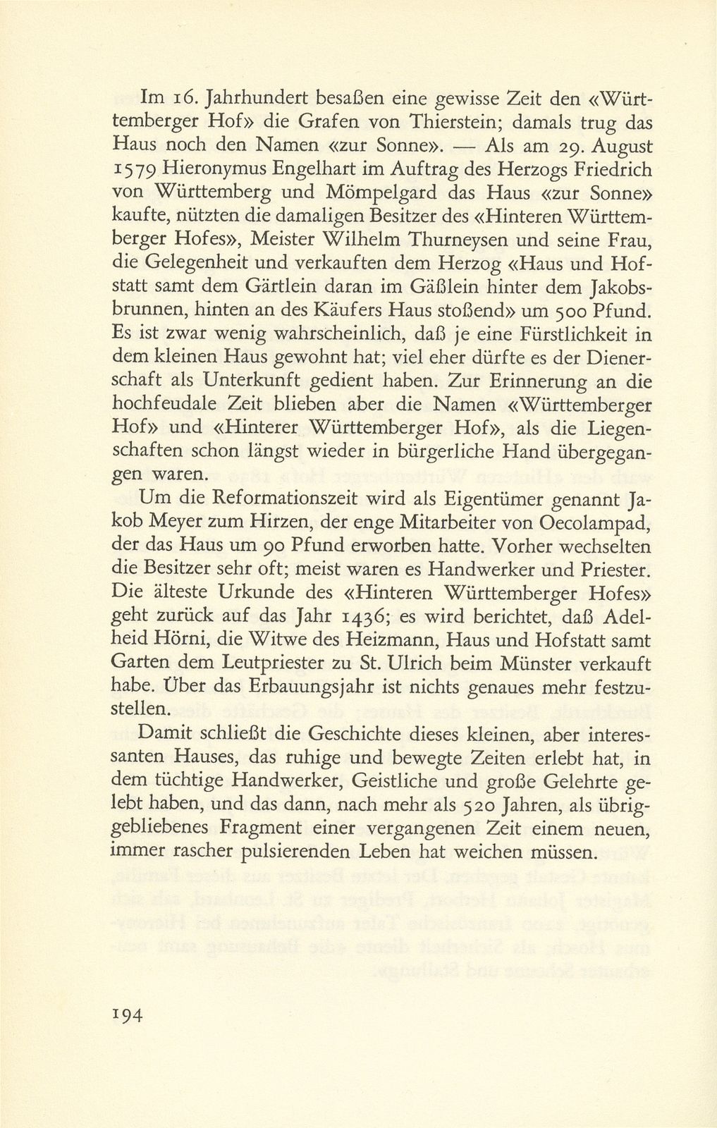 Der ‹Hintere Württemberger Hof› und seine Bewohner – Seite 8