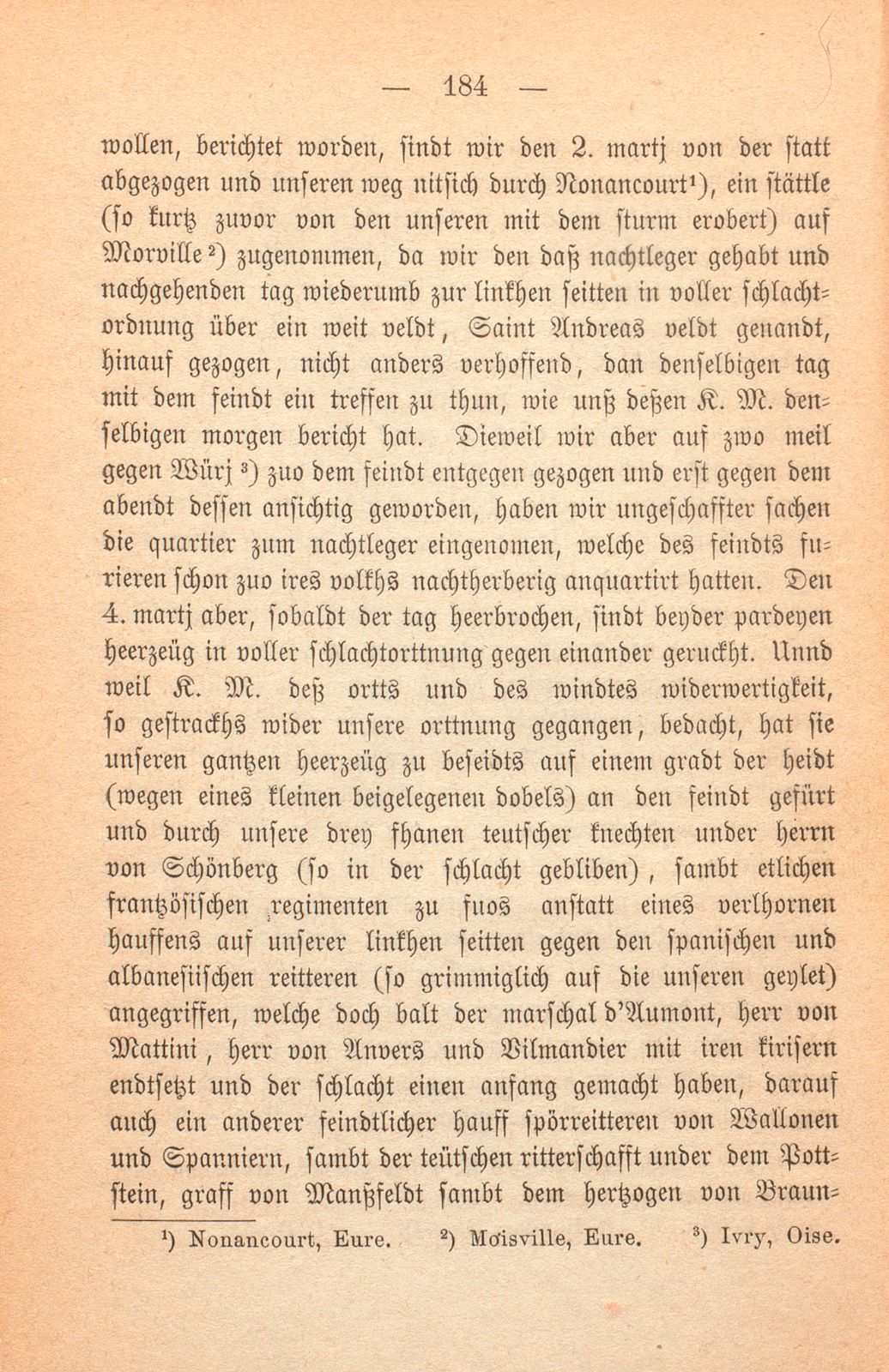 Schicksal einiger Basler Fähnlein in französischem Sold. (1589-1593.) – Seite 35