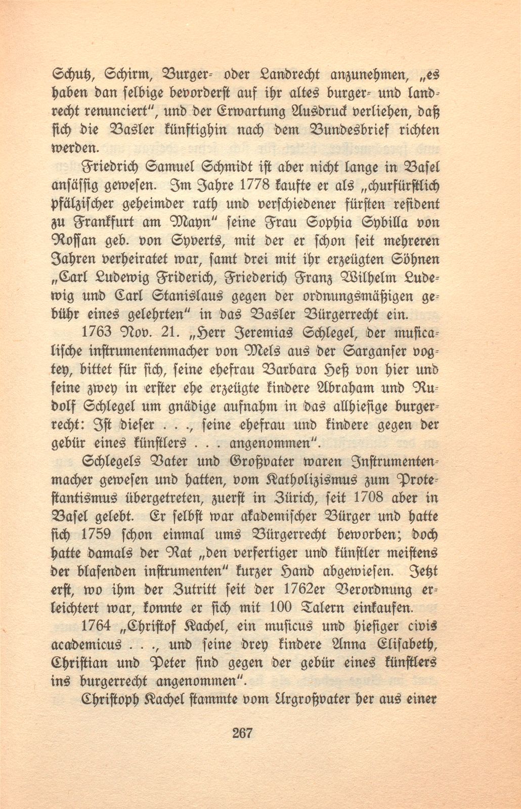 Vom Zuwachs der Basler Bürgerschaft aus der Universität bis zur Revolutionszeit – Seite 37