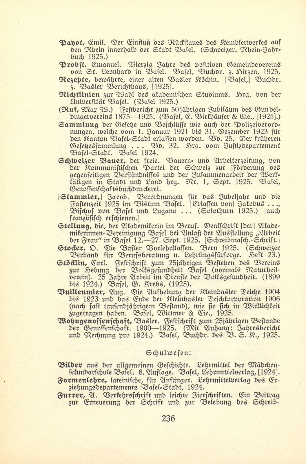 Basler Bibliographie 1925 – Seite 4