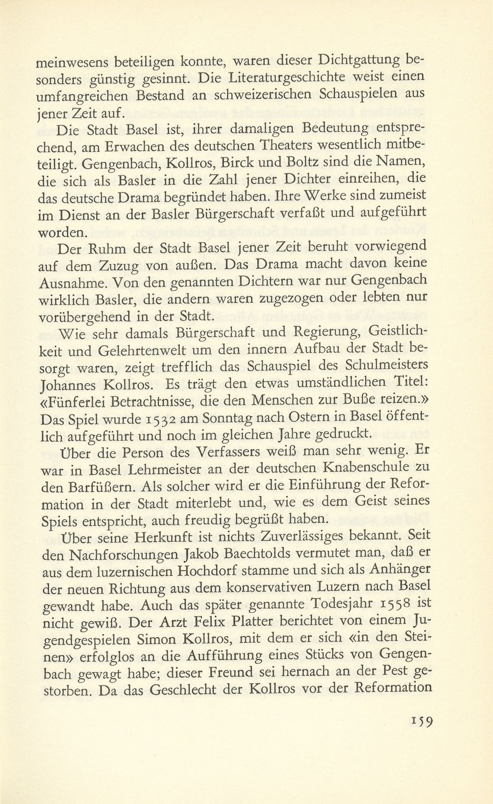 Fünferlei Betrachtungen des Johannes Kollros – Seite 2