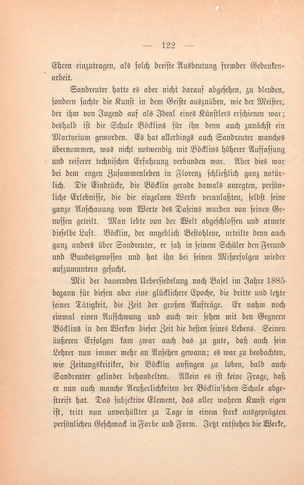 Hans Sandreuter. Rede gehalten bei der Eröffnung der Sandreuter-Ausstellung im März 1902 von Heinrich Alfred Schmid – Seite 15