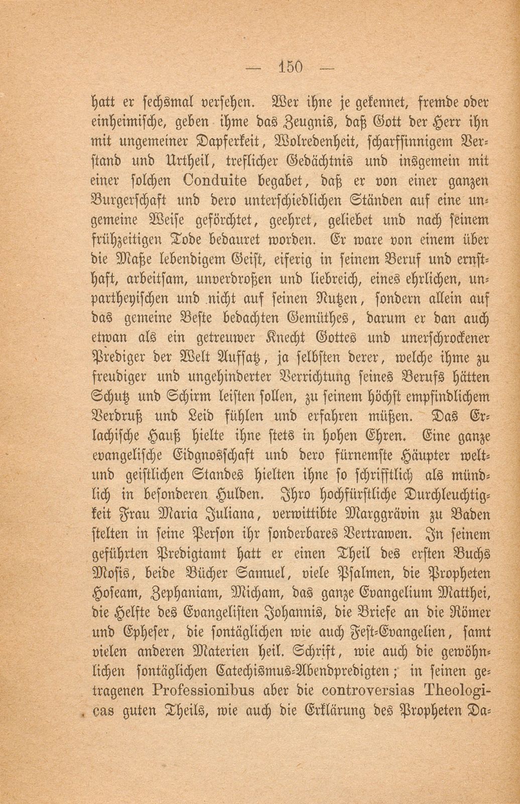 Aus einem baslerischen Stammbuch, XVII. Jahrhundert – Seite 14