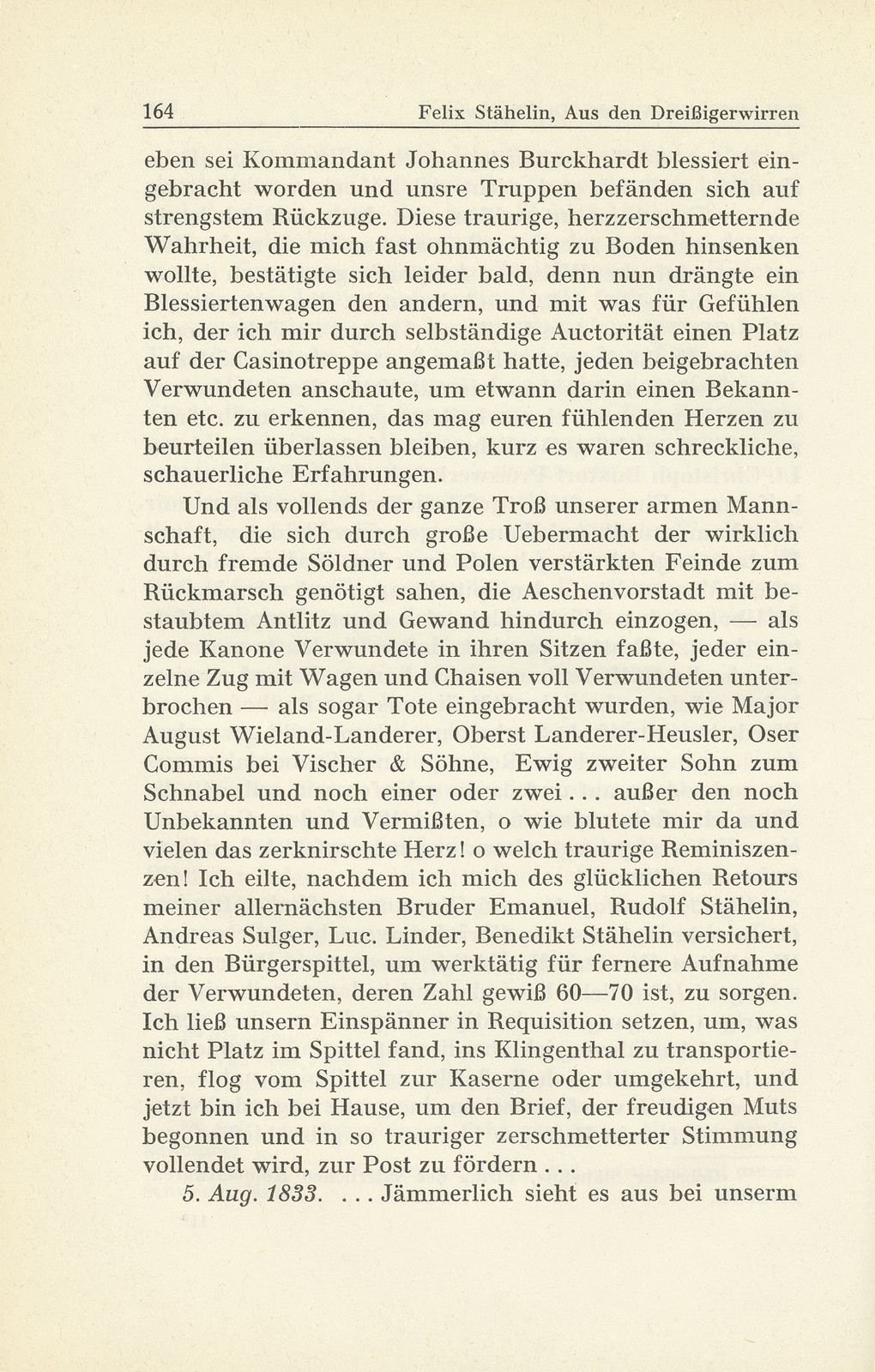 Erlebnisse und Bekenntnisse aus der Zeit der Dreissigerwirren [Gebrüder Stähelin] – Seite 62