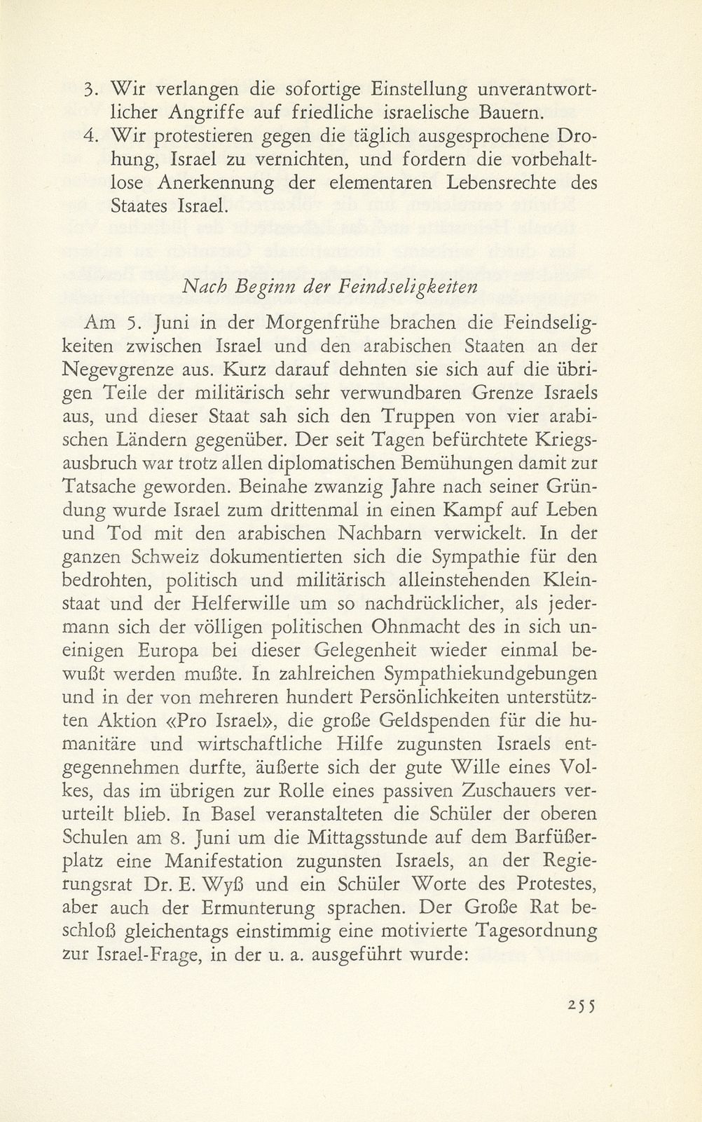 Zur Zeitgeschichte: Für die Lebensrechte des Staates Israel – Nach Beginn der Feindseligkeiten – Seite 2