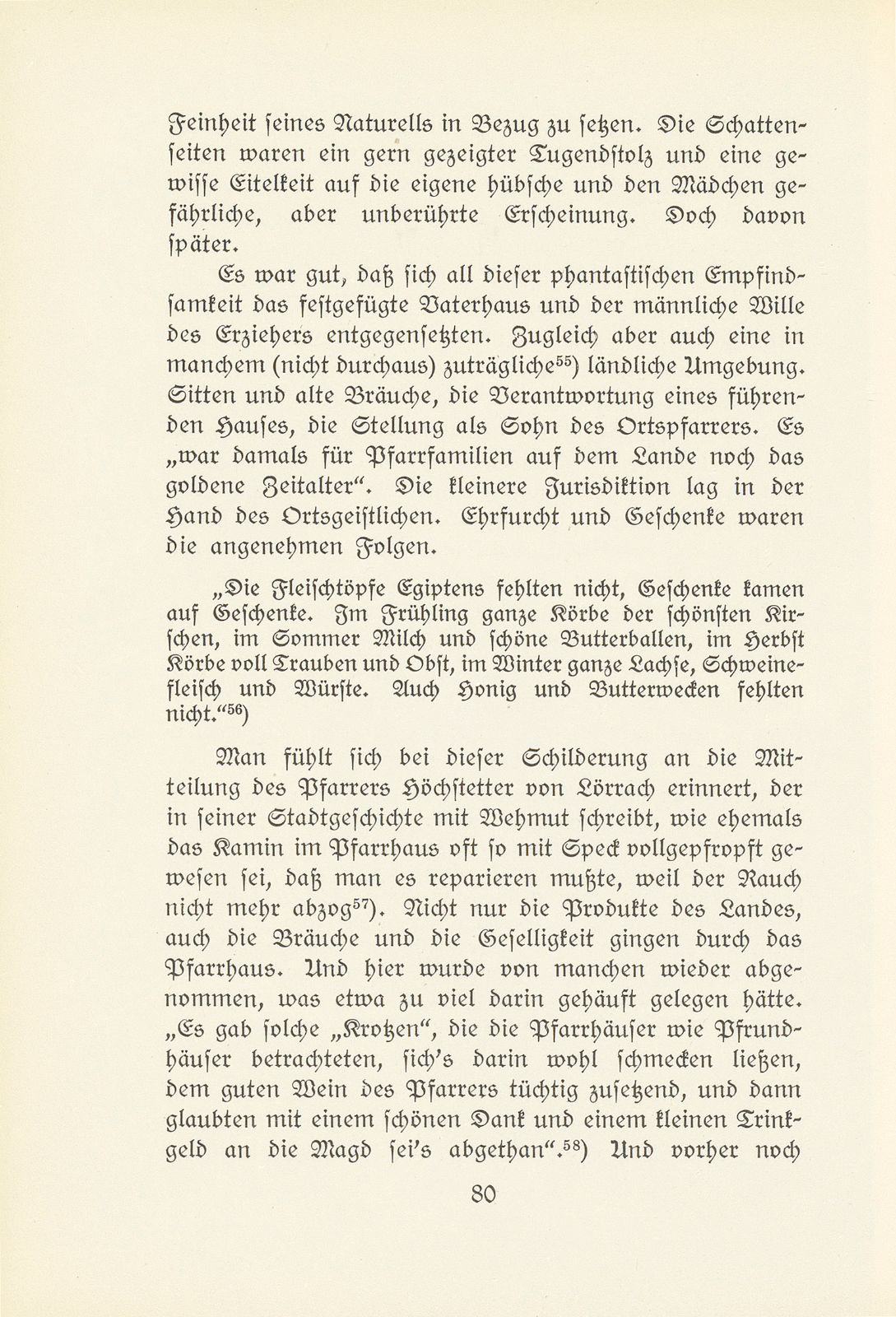 Melchior Berri. (Ein Beitrag zur Kultur des Spätklassizismus in Basel.) – Seite 22