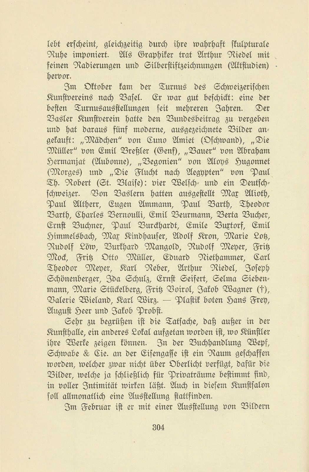 Das künstlerische Leben in Basel vom 1. November 1914 bis 31. Oktober 1915 – Seite 7