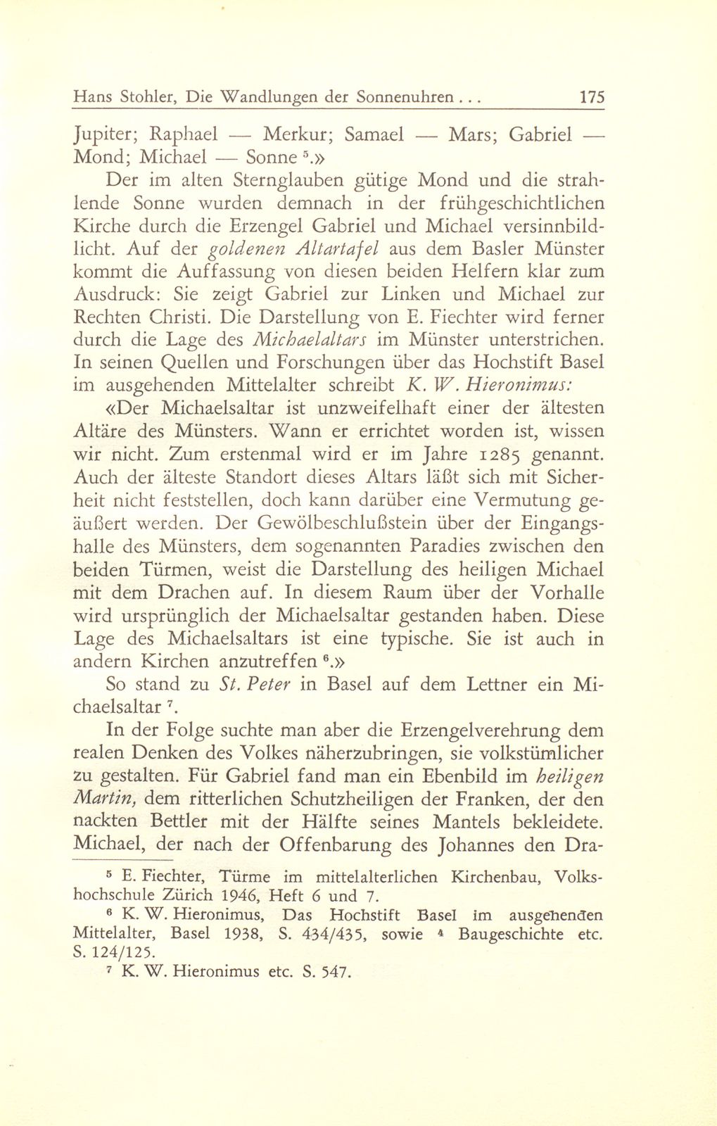 Die Wandlungen der Sonnenuhren am Basler Münster und die Basler Zeitmessung seit 1798 – Seite 5