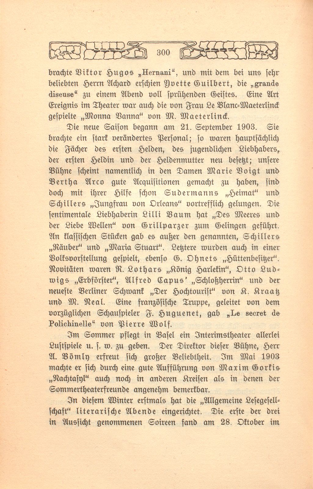 Das künstlerische Leben in Basel vom 1. November 1902 bis 31. Oktober 1903 – Seite 3