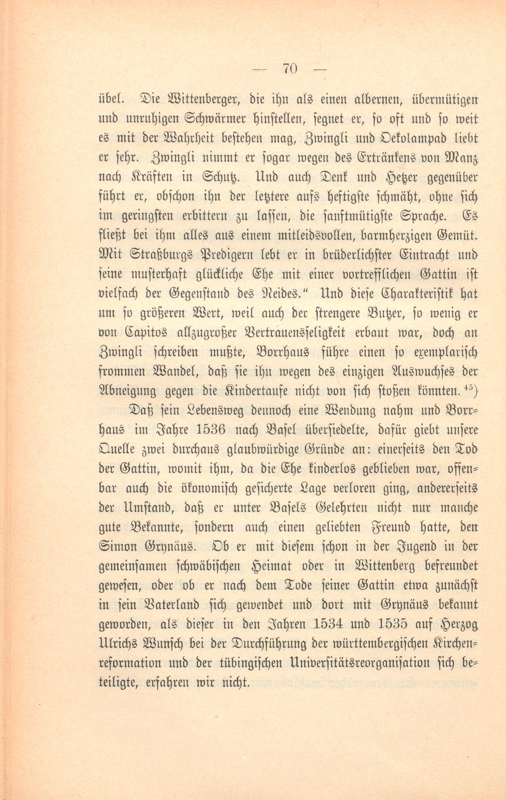 Martin Borrhaus (Cellarius), ein Sonderling aus der Reformationszeit – Seite 24