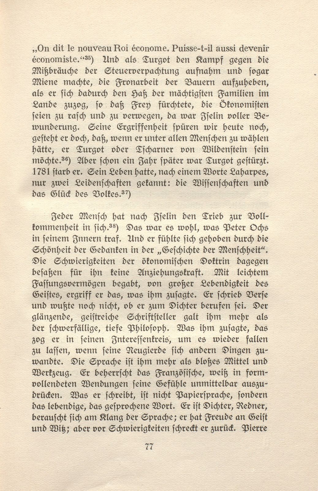 Der Einfluss Isaac Iselins auf Peter Ochs – Seite 14