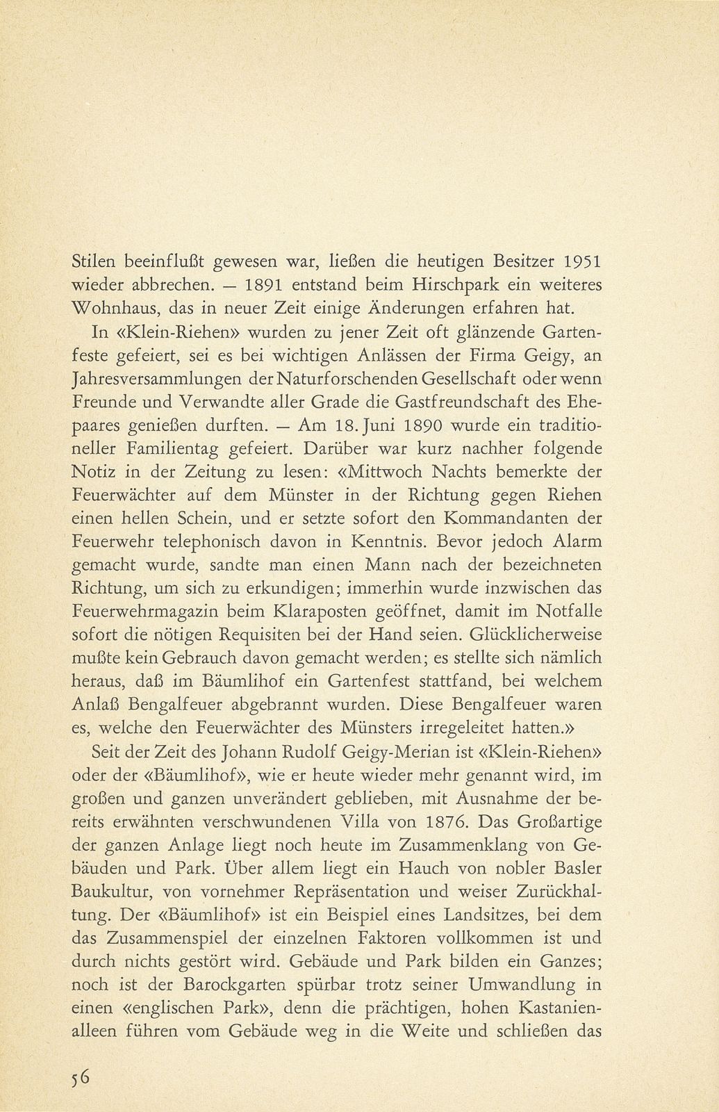 Der ‹Bäumlihof› (‹Klein-Riehen›) – Seite 18