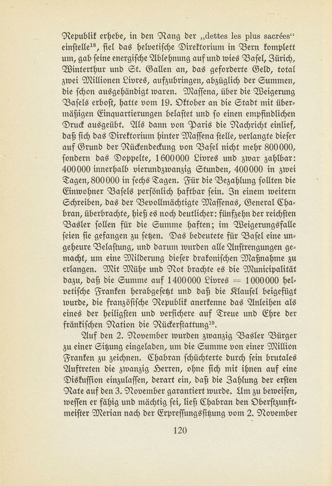 Hans Bernhard Sarasin als Gesandter Basels an der Konsulta in Paris – Seite 14