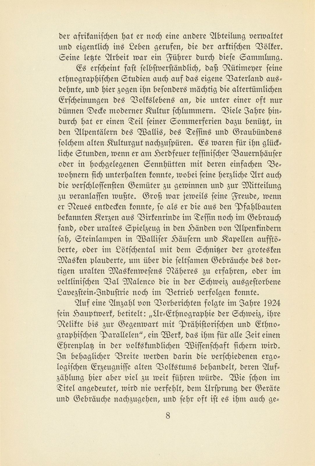 Prof. Leopold Rütimeyer – Seite 8