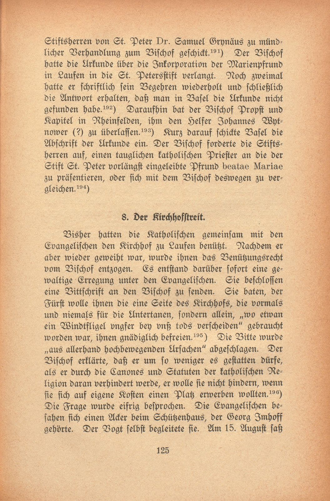 Die Gegenreformation im baslerisch-bischöflichen Laufen – Seite 35