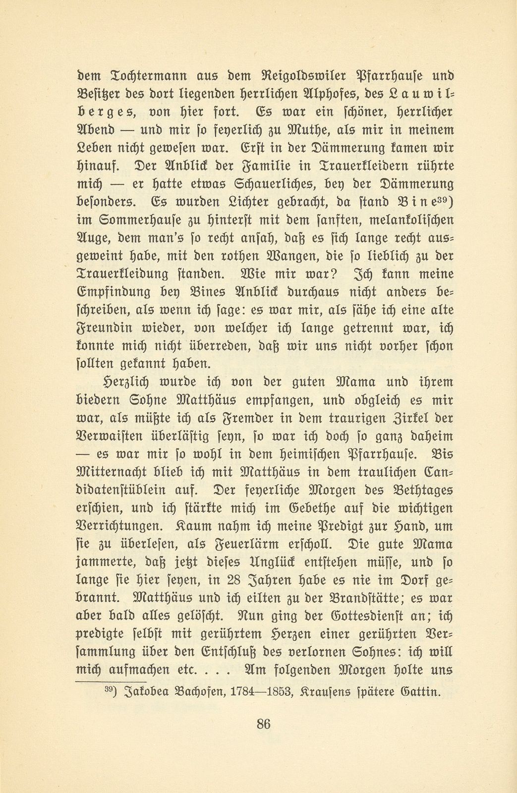 Aus den Aufzeichnungen von Pfarrer Daniel Kraus 1786-1846 – Seite 33