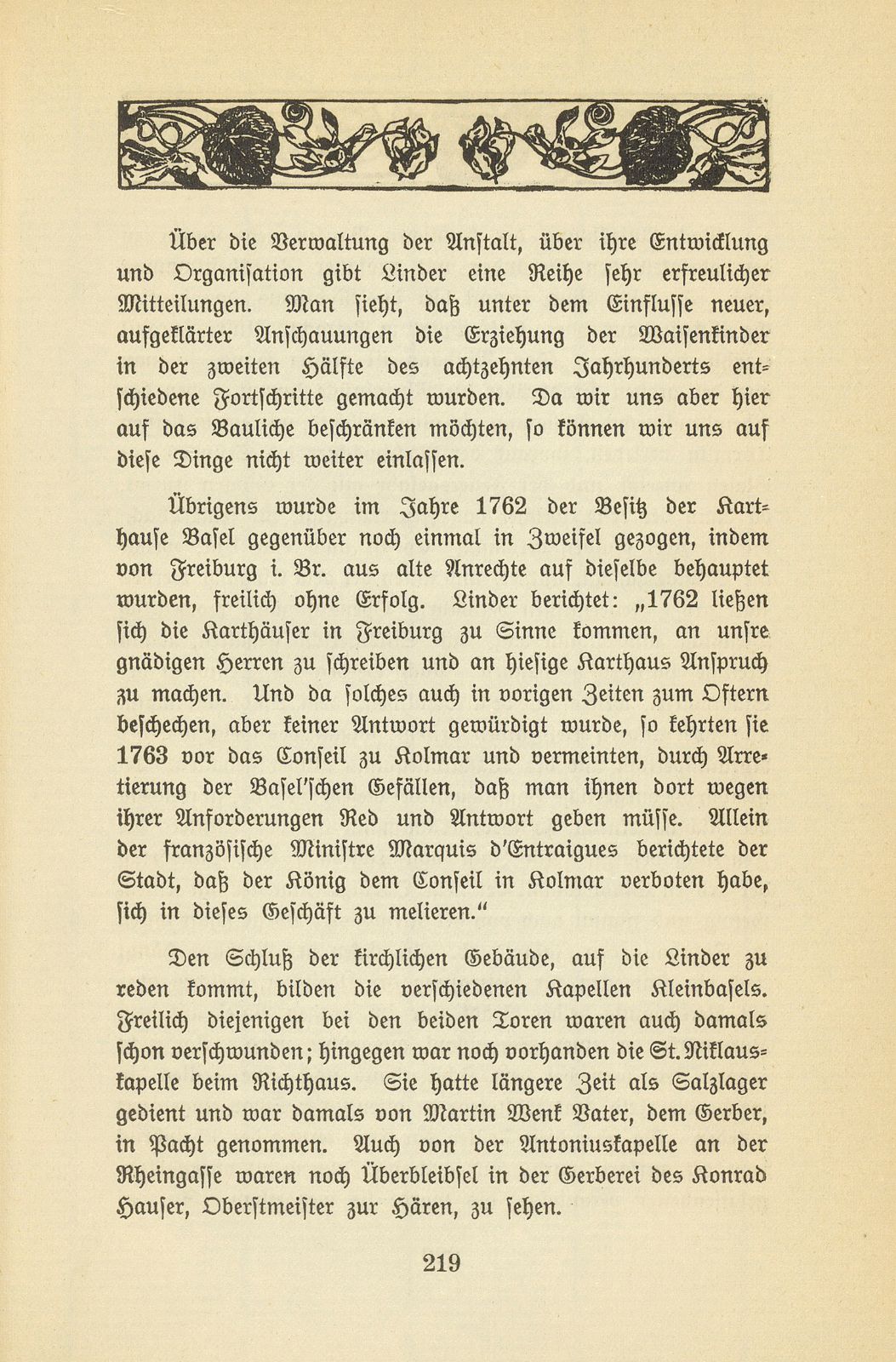 Eine Kleinbasler Chronik des 18. Jahrhunderts [Wilhelm Linder] – Seite 27