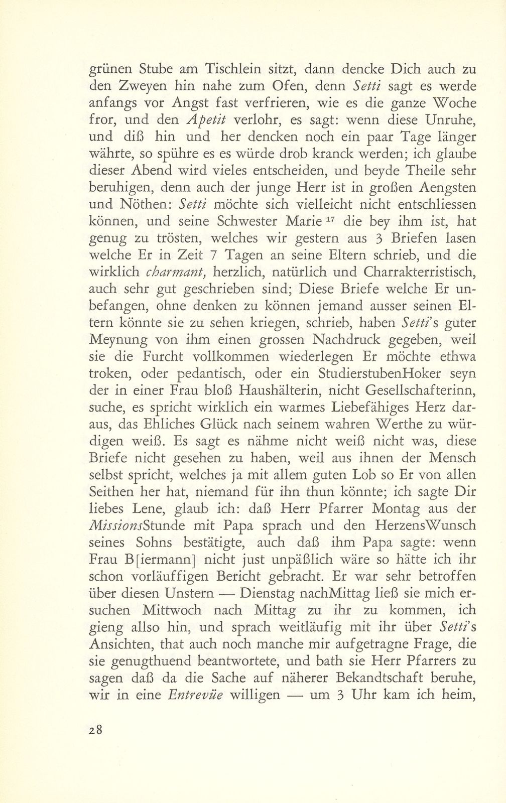 Eine Verlobung in Basel im Jahre 1810 – Seite 9