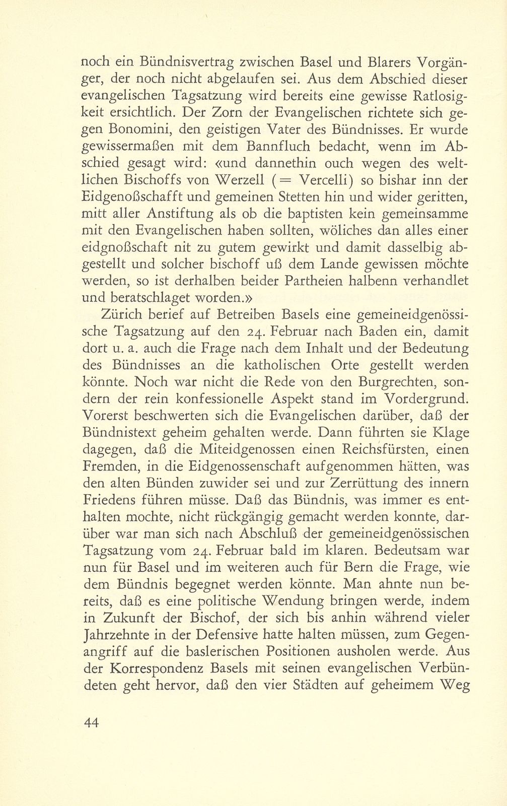 Das bischöflich-baslerische Bündnis von 1579 mit den sieben katholischen Orten – Seite 21