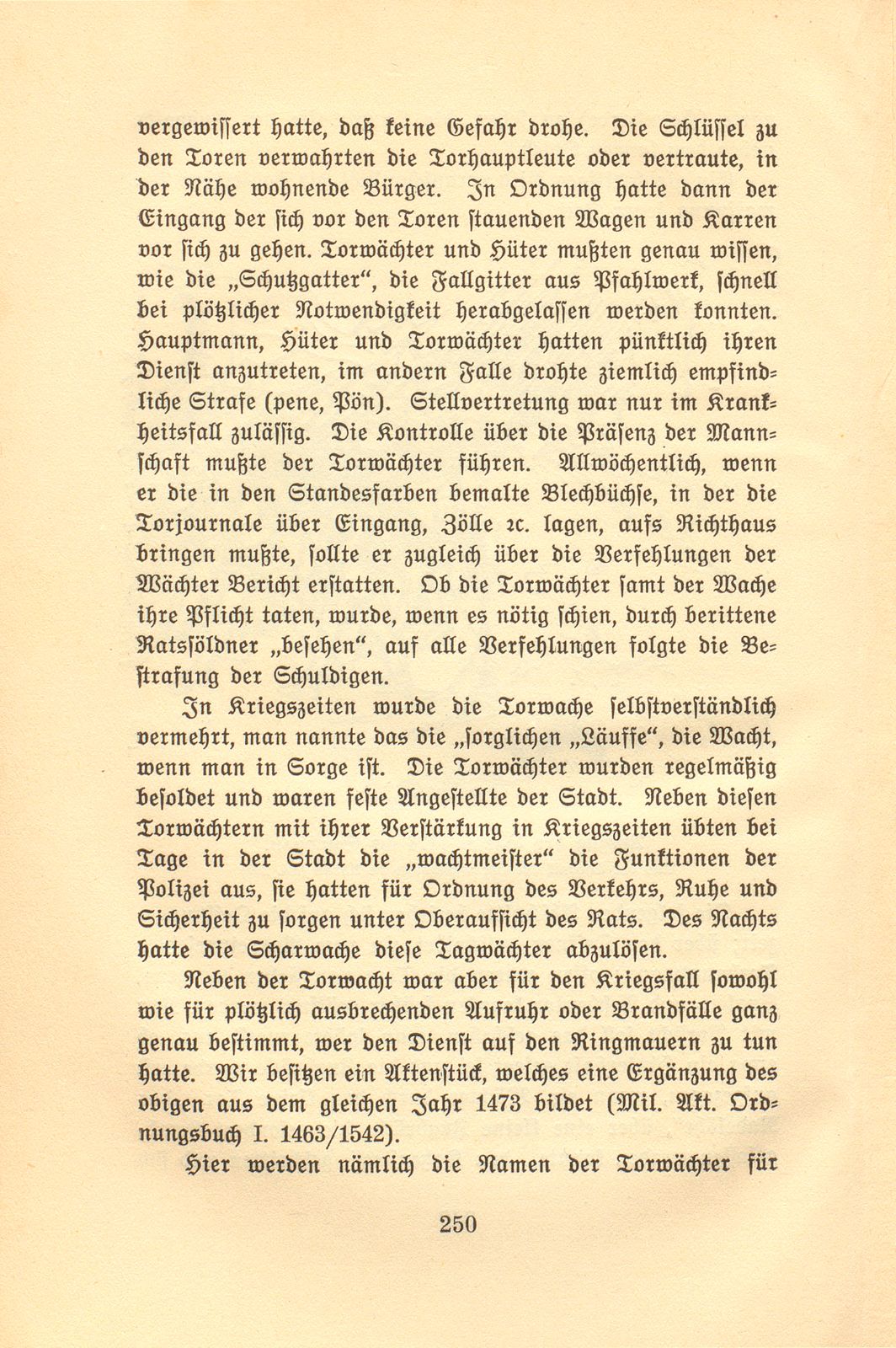 Torhut und Scharwache zu Basel in der zweiten Hälfte des XV. Jahrhunderts – Seite 10