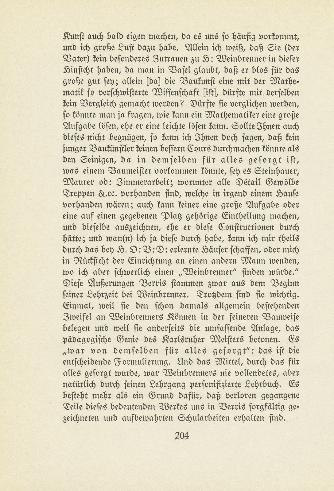 Melchior Berri. (Ein Beitrag zur Kultur des Spätklassizismus.) – Seite 28