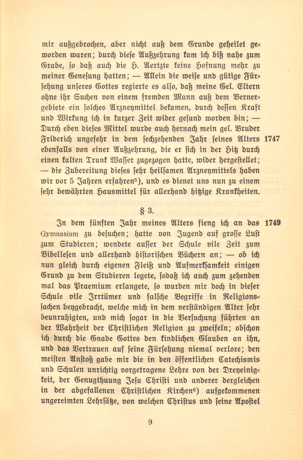 Aus den Papieren eines Pietisten und Aufklärers. [Joh. Frey] – Seite 9