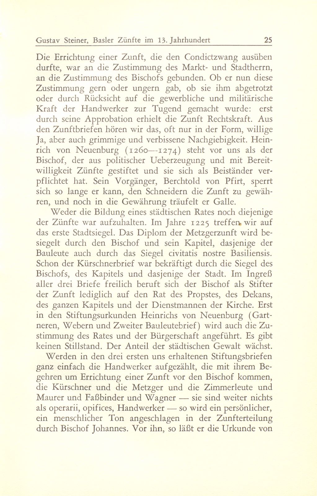 Entstehung und Charakter der Basler Zünfte im 13. Jahrhundert – Seite 9