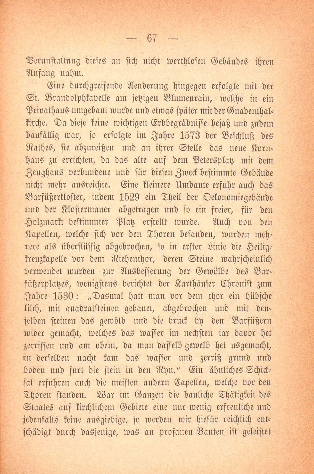 Baugeschichte Basels im XVI. Jahrhundert – Seite 16