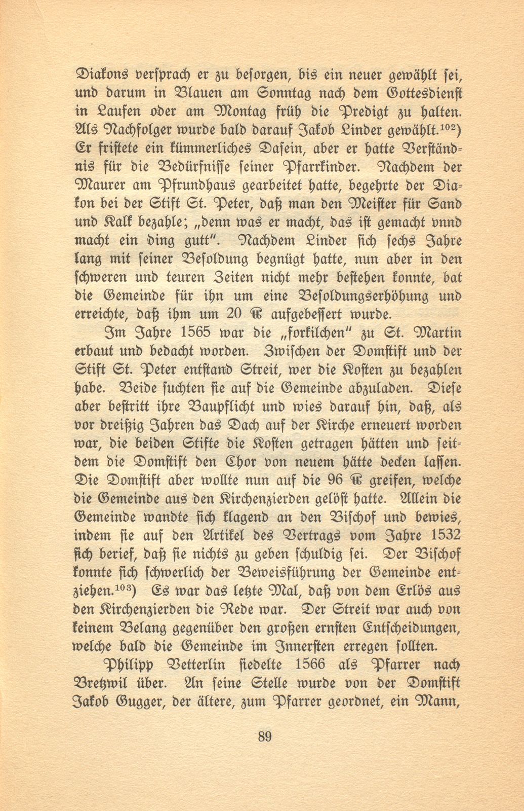 Die Reformation im baslerisch-bischöflichen Laufen – Seite 53