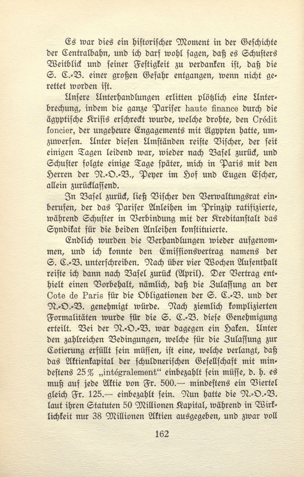 Von den Schweizer Bahnen und Banken in der kritischen Zeit der 1870er und der 1880er Jahre – Seite 18