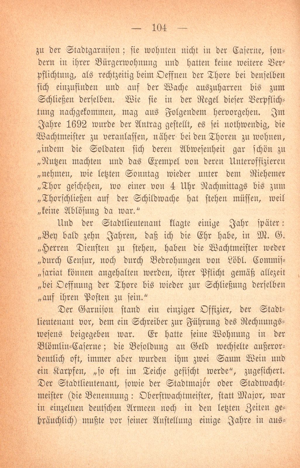 Über das baslerische Militärwesen in den letzten Jahrhunderten – Seite 26