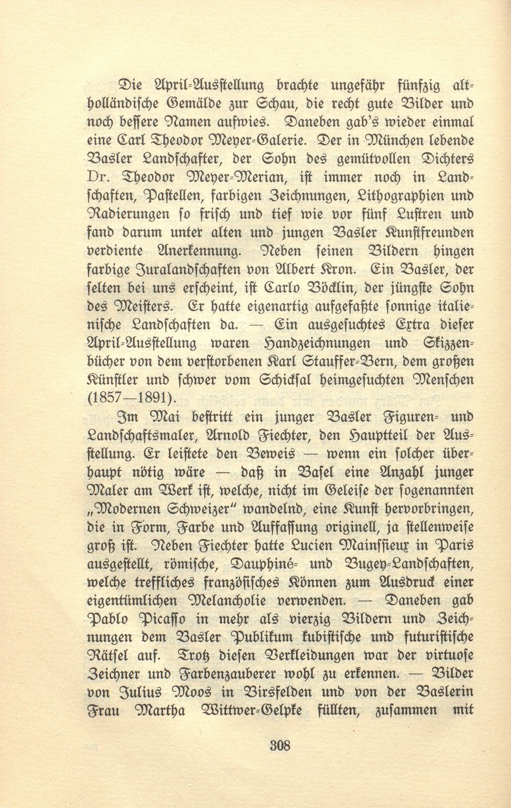 Das künstlerische Leben in Basel vom 1. November 1913 bis 31. Oktober 1914 – Seite 4