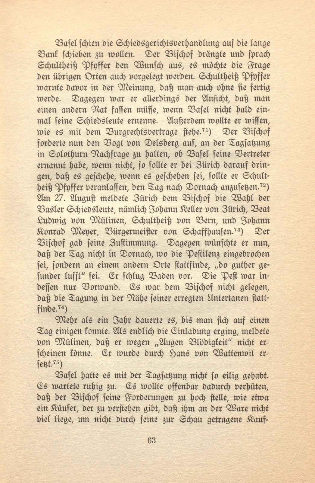 Die Gegenreformation im baslerisch-bischöflichen Laufen – Seite 33