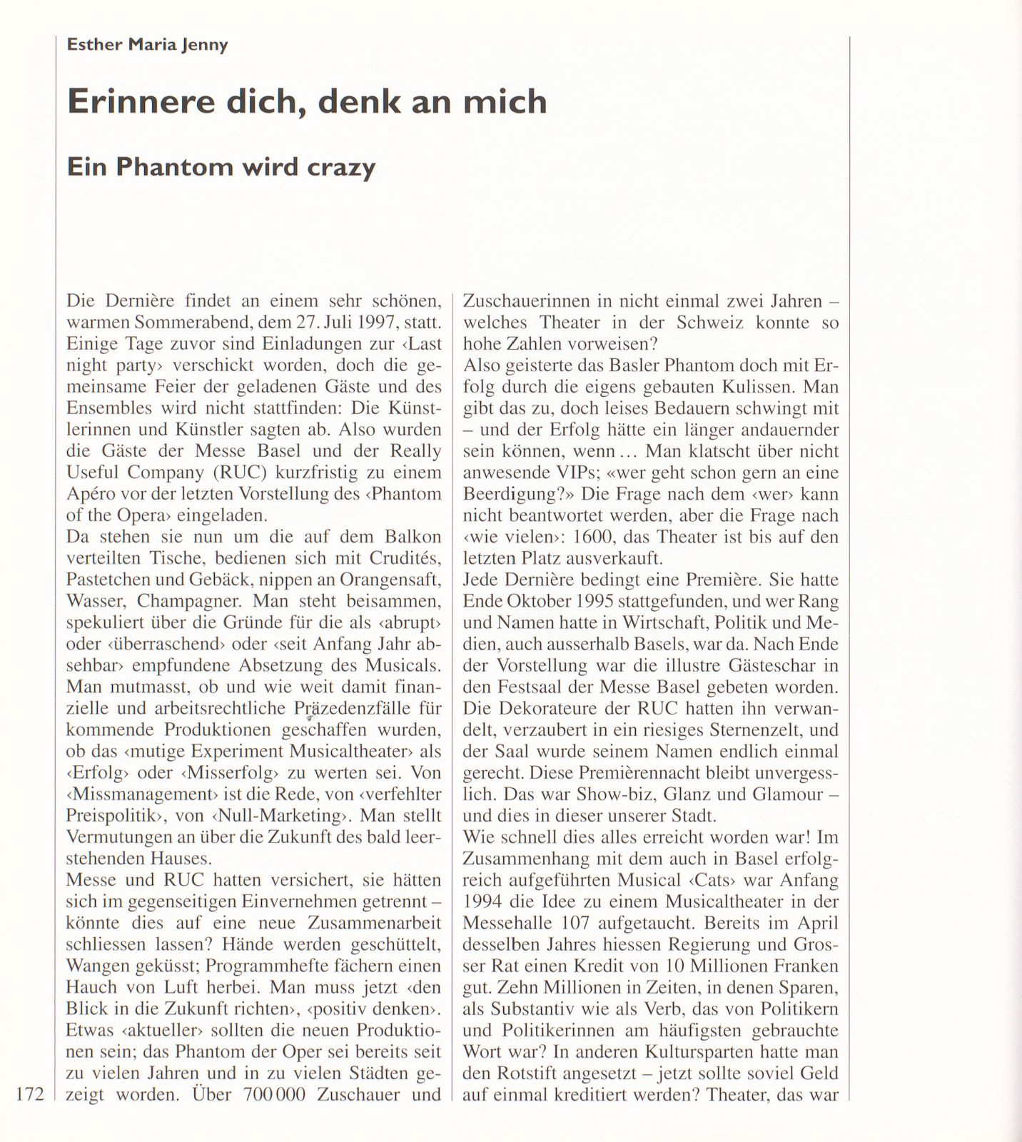 Erinnere dich, denk' an mich – Seite 1