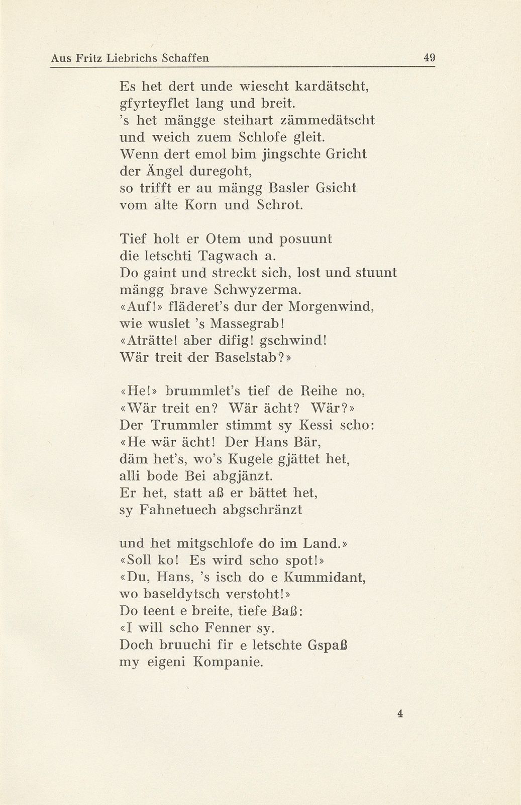 Aus Fritz Liebrichs Schaffen 1879-1937 [Gedichte] – Seite 5