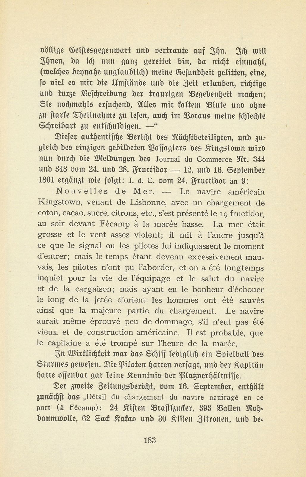 Abenteuer eines jungen Basler Kaufmanns vor hundert Jahren. Theodor von Speyr – Seite 27