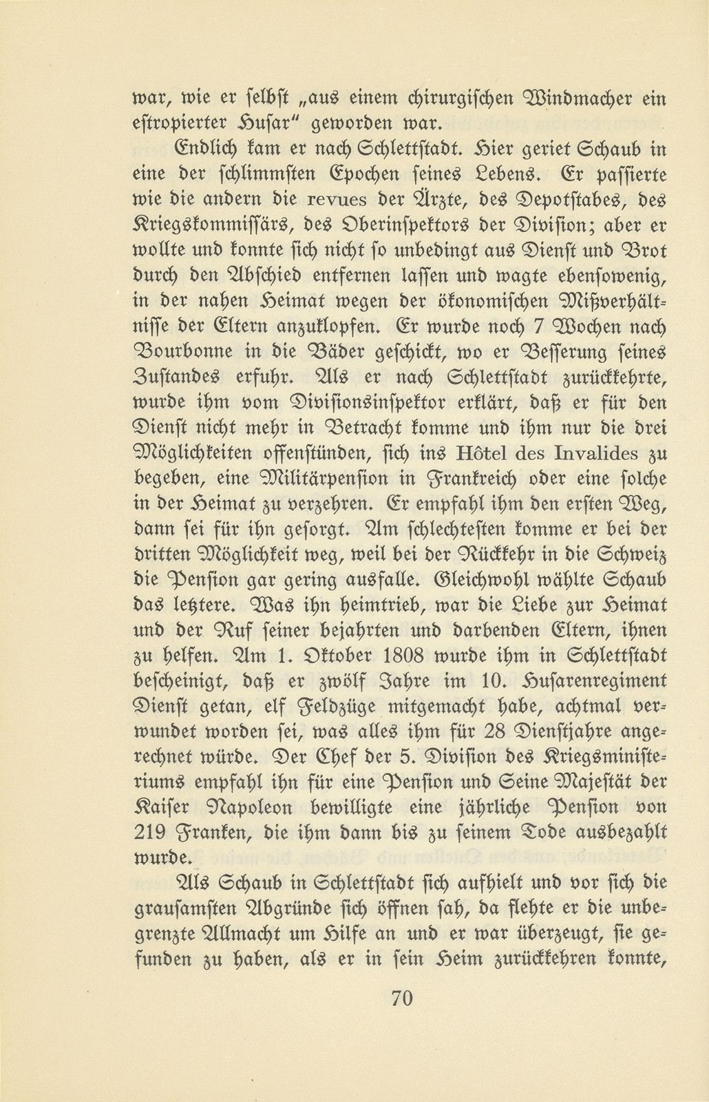 Benedikt Schaub, ein Liestaler Veteran aus den napoleonischen Kriegen – Seite 36