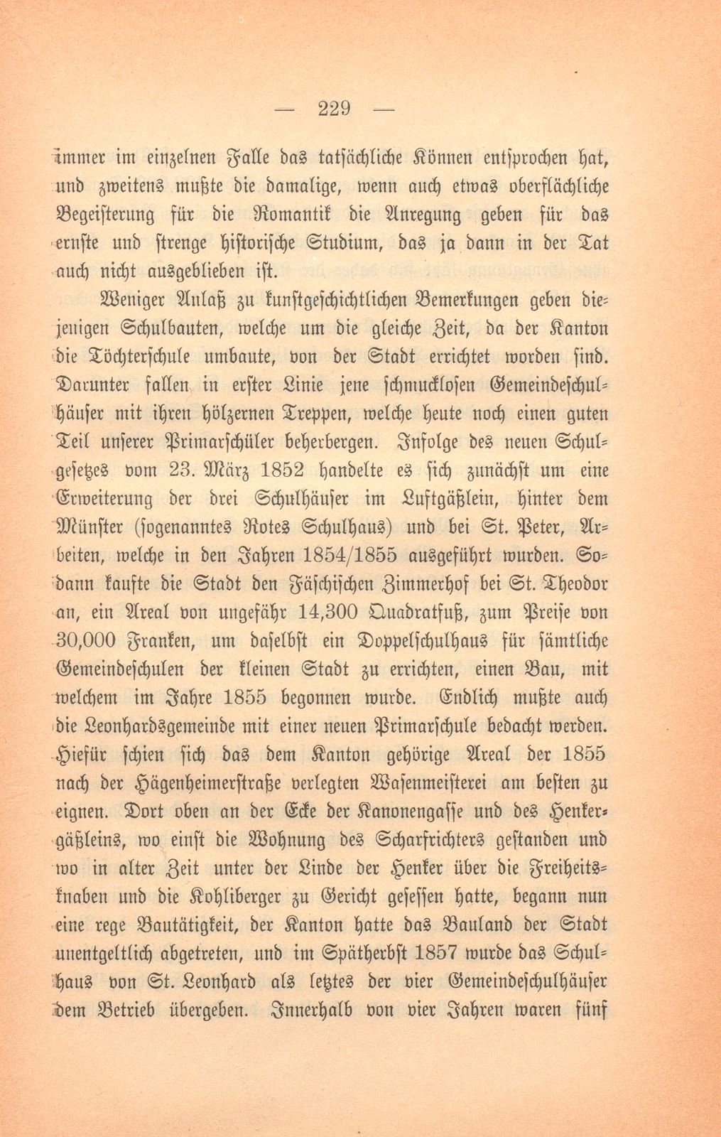 Basels bauliche Entwicklung im 19. Jahrhundert – Seite 23