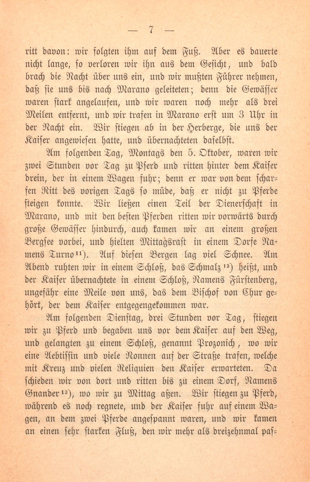 Andrea Gattaro von Padua, Tagebuch der Venetianischen Gesandten beim Concil zu Basel. (1433-1435.) – Seite 7