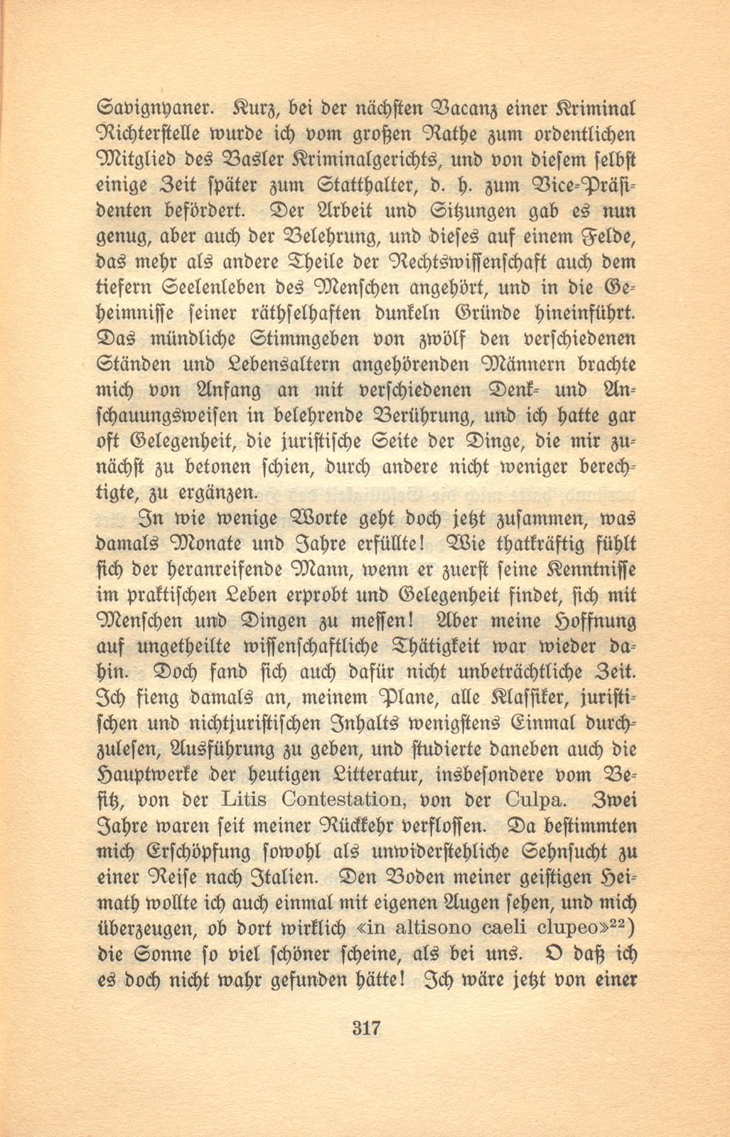 Autobiographische Aufzeichnungen von Prof. Johann Jakob Bachofen – Seite 25