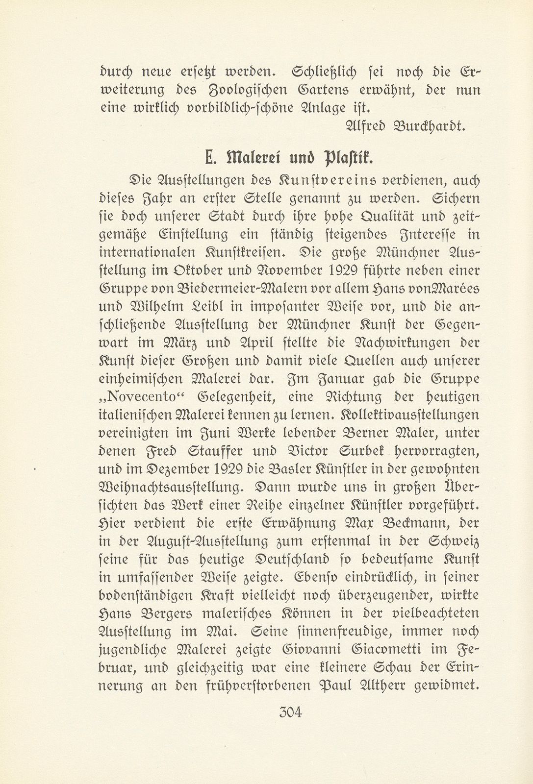 Das künstlerische Leben in Basel vom 1. Oktober 1929 bis 30. September 1930 – Seite 5