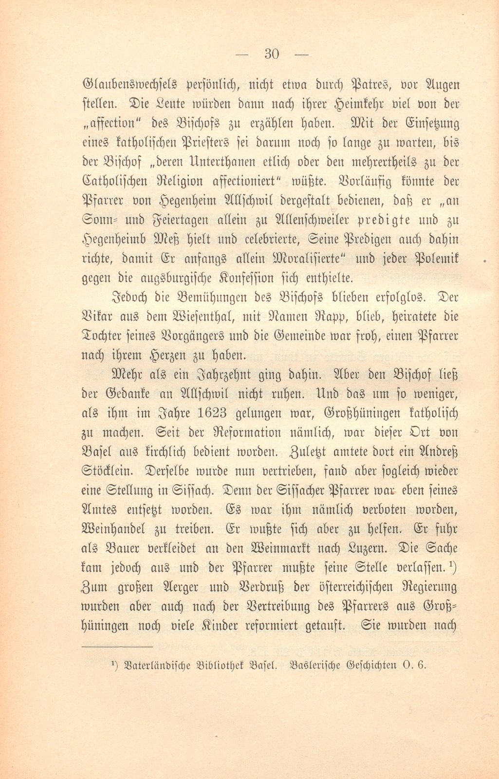 Der Abschluss der Gegenreformation im Birseck – Seite 5