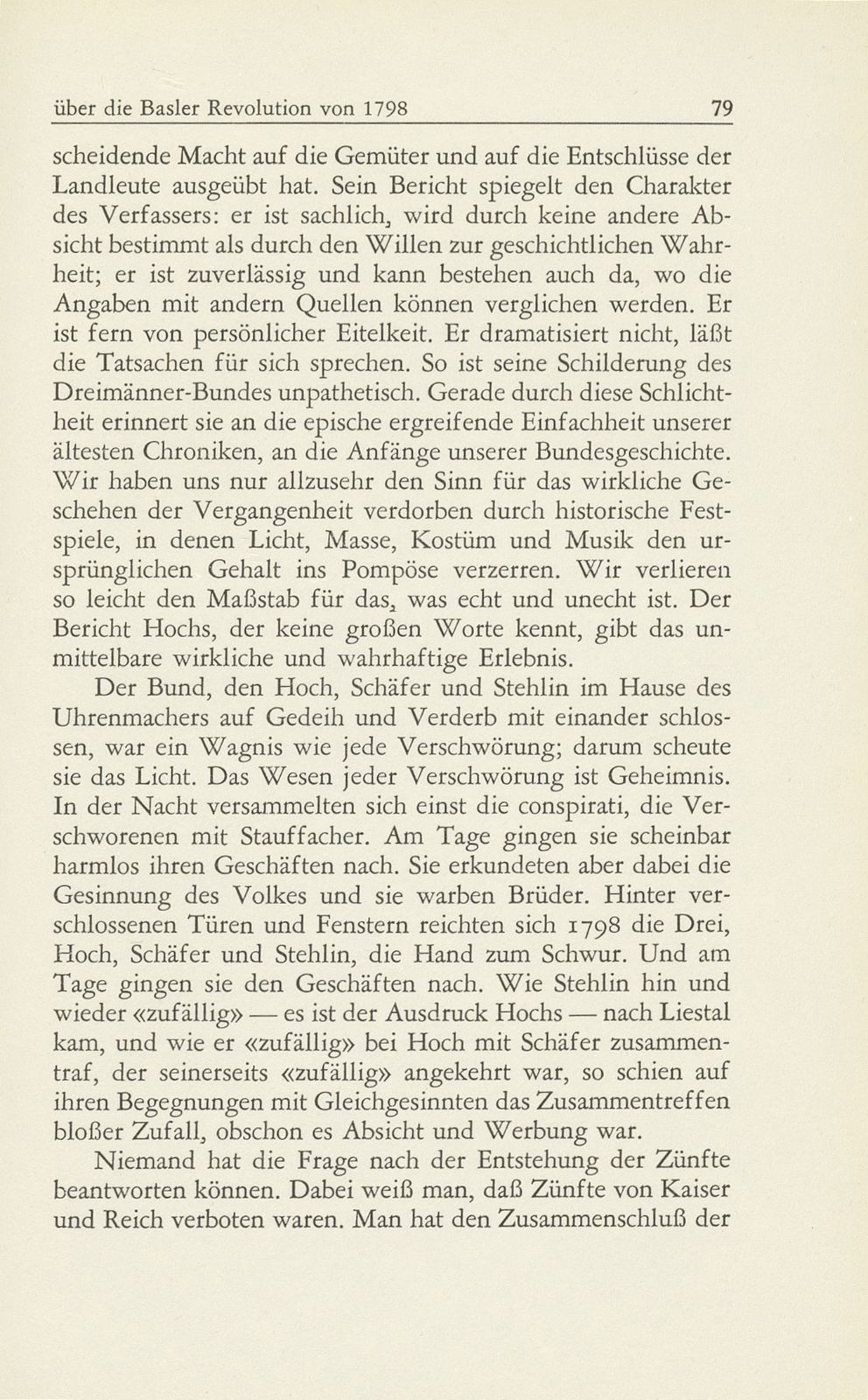 Zeitgenössischer Bericht über die Basler Revolution von 1798 [Wilhelm Hoch] – Seite 5