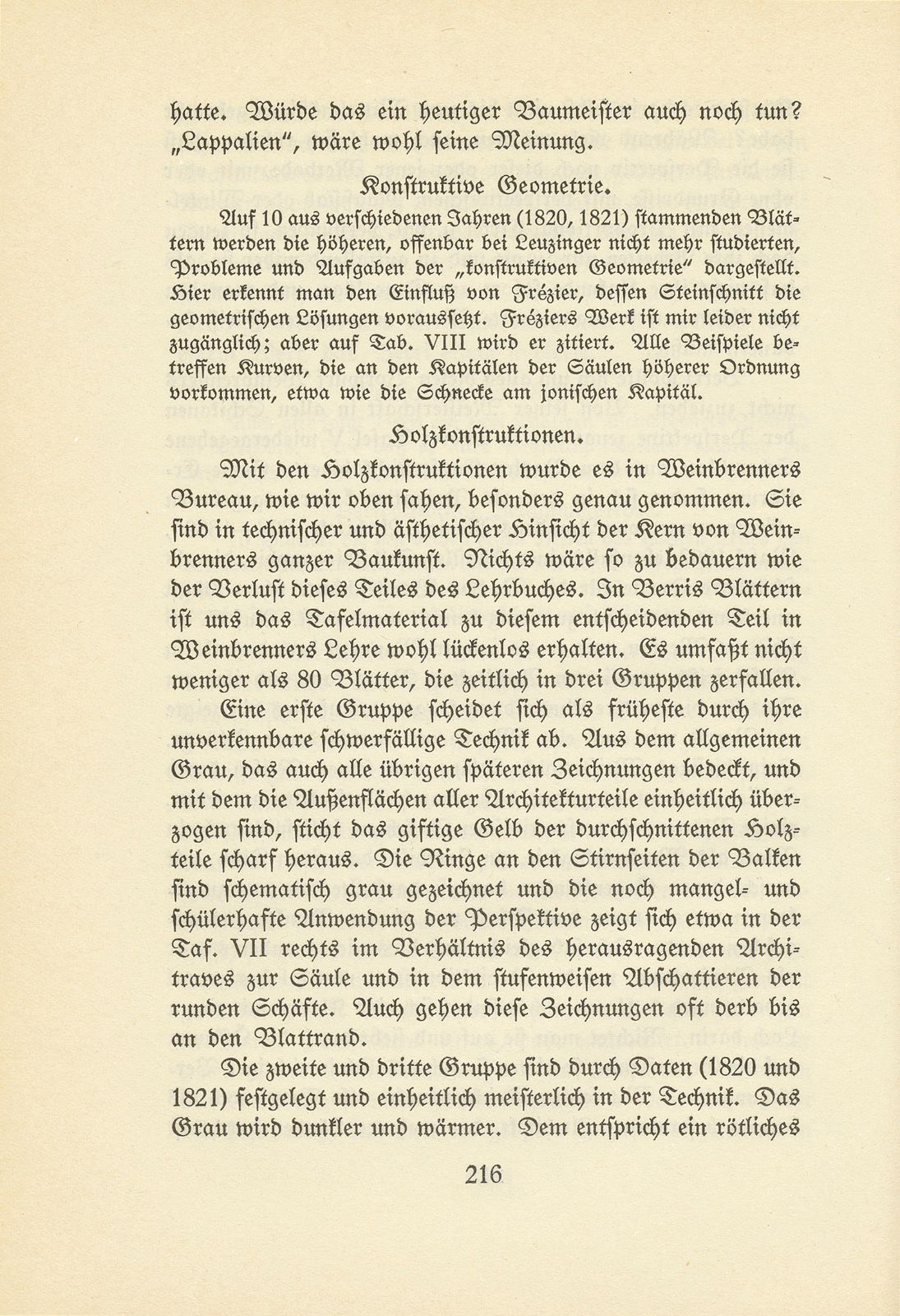 Melchior Berri. (Ein Beitrag zur Kultur des Spätklassizismus.) – Seite 40