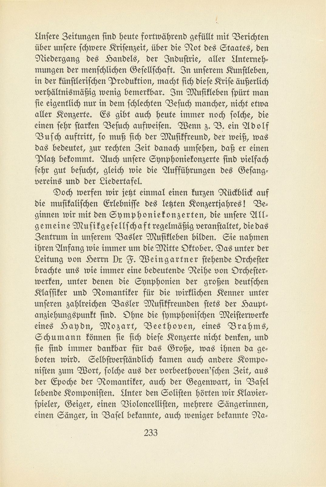 Das künstlerische Leben in Basel vom 1. Oktober 1932 bis 30. September 1933 – Seite 2