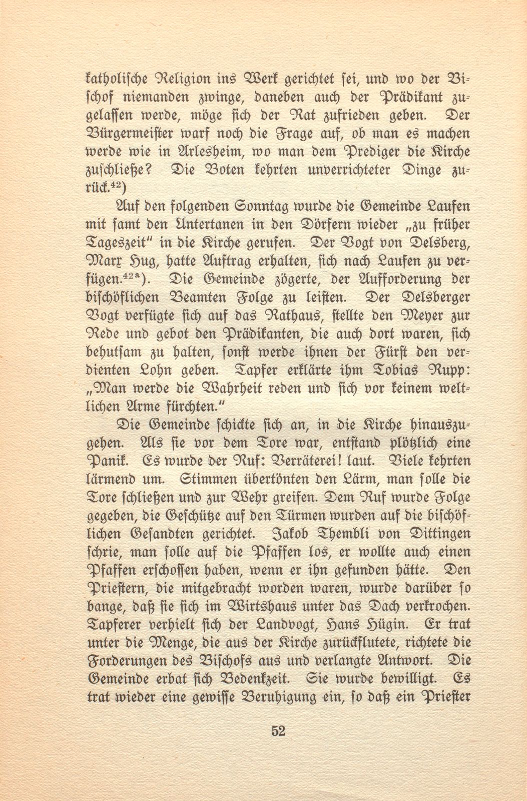 Die Gegenreformation im baslerisch-bischöflichen Laufen – Seite 22