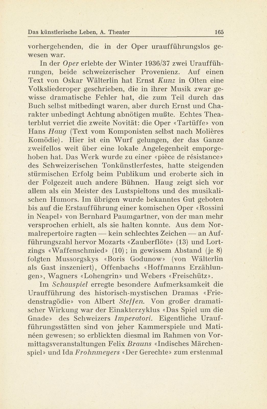 Das künstlerische Leben in Basel vom 1. Oktober 1936 bis 30. September 1937 – Seite 2