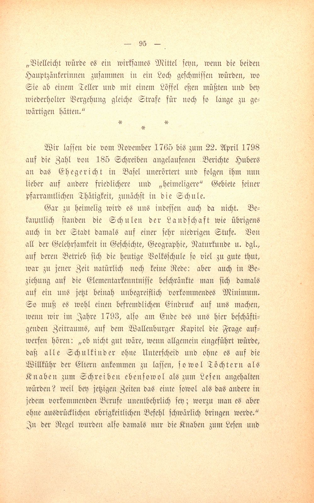 M. Johann Jakob Huber, weil. Pfarrer und Dekan in Sissach und seine Sammlungen zur Geschichte der Stadt und Landschaft Basel – Seite 21