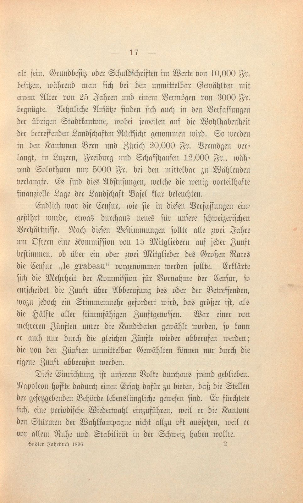 Zwei Basler Verfassungen aus dem Anfang unseres Jahrhunderts – Seite 17